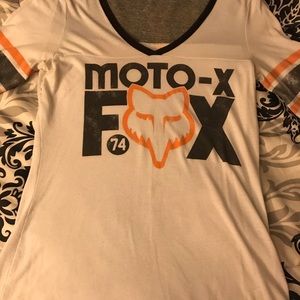 Fox Racing baseball tee